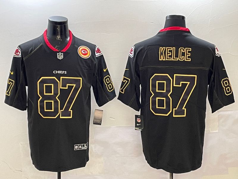 Men Kansas City Chiefs #87 Kelce Black Classic 2025 Nike Limited NFL Jersey style 4->kansas city chiefs->NFL Jersey
